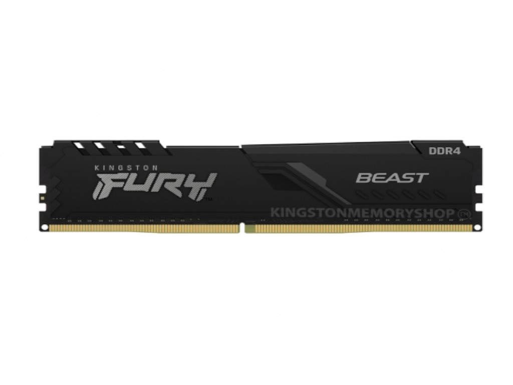 KINGSTON DRAM 16GB 3200MHz DDR4 CL16 DIMM FURY Beast crna EAN: 740617319859-7